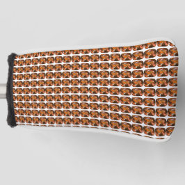 Oranje Kussen-cut Patroon Golfheadcover
