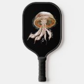 Oranje kwal pickleball paddle (Voorkant)
