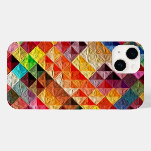 Oranje kwaliteit Case-Mate iPhone case (Achterkant (horizontaal))