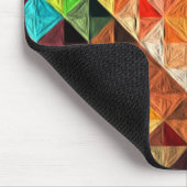 Oranje kwaliteit muismat (Hoek)