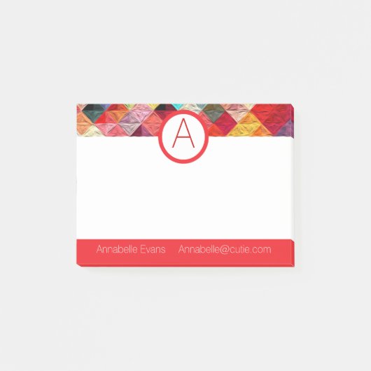 Oranje kwaliteit post-it® notes (Voorkant)