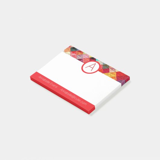 Oranje kwaliteit post-it® notes (Schuin)
