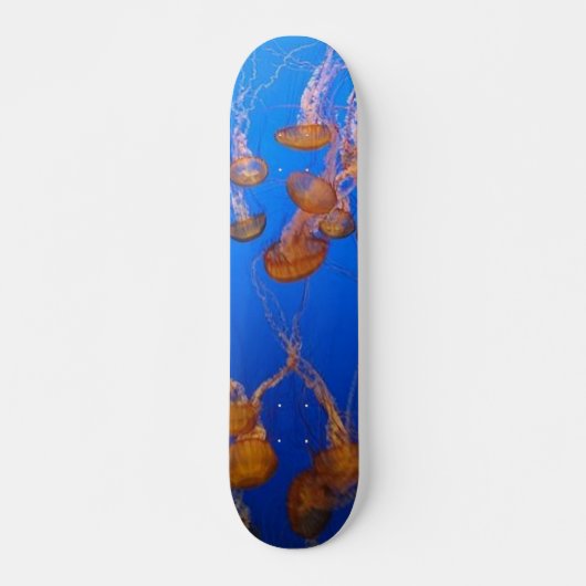Oranje Kwallen Skateboard (Voorkant)