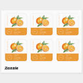 Oranje label voor kleine bedrijven (Vel)