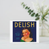 Oranje labelEl Centro, CA Briefkaart (Staand voorkant)