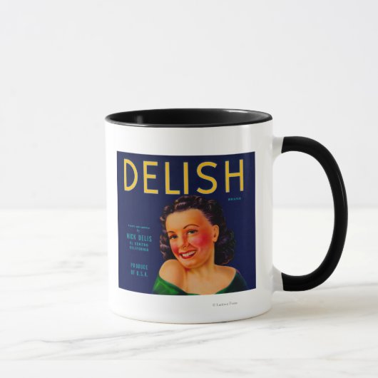 Oranje labelEl Centro, CA Mok (Rechts)