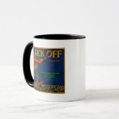 Oranje labelRedlands, CA Mok (Voorkant links)