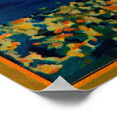 Oranje labelRedlands, CA Poster (Hoek)