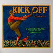 Oranje labelRedlands, CA Poster (Voorkant)