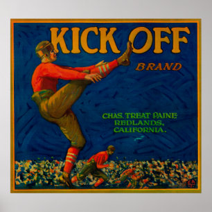 Oranje labelRedlands, CA Poster