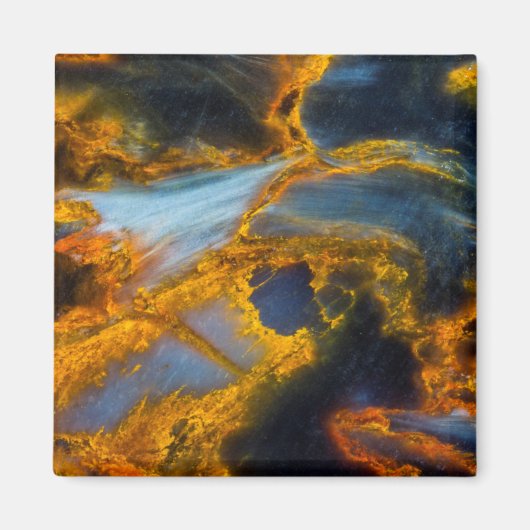 Oranje Laced Pietersite Magneet (Voorkant)