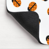Oranje Lady Bug Mousepad Muismat (Hoek)