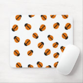 Oranje Lady Bug Mousepad Muismat (Met muis)