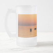 Oranje Lake Sunrise Frosted Mok (Links)