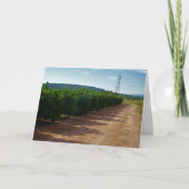 Oranje landschap van Valencia Kaart (Voorkant)