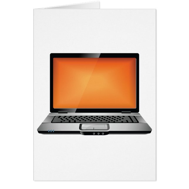 Oranje laptop (Voorkant)