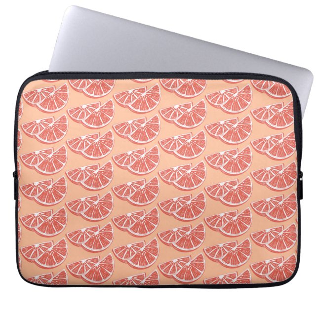 Oranje Laptop Sleeve (Voorkant)