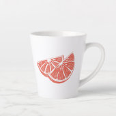 Oranje Latte Mok (Rechts)