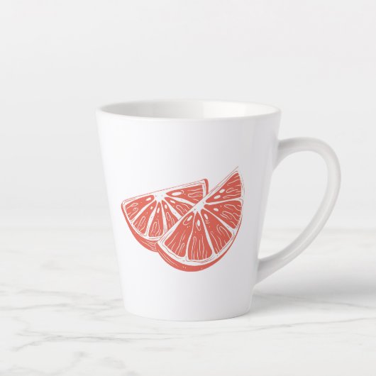 Oranje Latte Mok (Rechts)