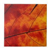 ORANJE LEAF TEGELTJE (Voorkant)