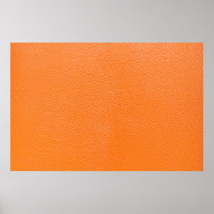 Oranje lederpatroon textuur achtergrondleder,t poster