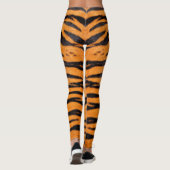 Oranje leeuwenpatroon leggings (Achterkant)