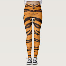 Oranje leeuwenpatroon leggings
