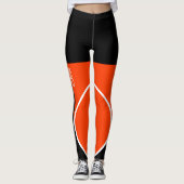 Oranje Leggingen Leggings (Voorkant)