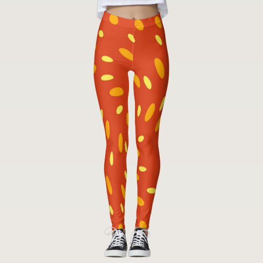 Oranje Leggings (Voorkant)