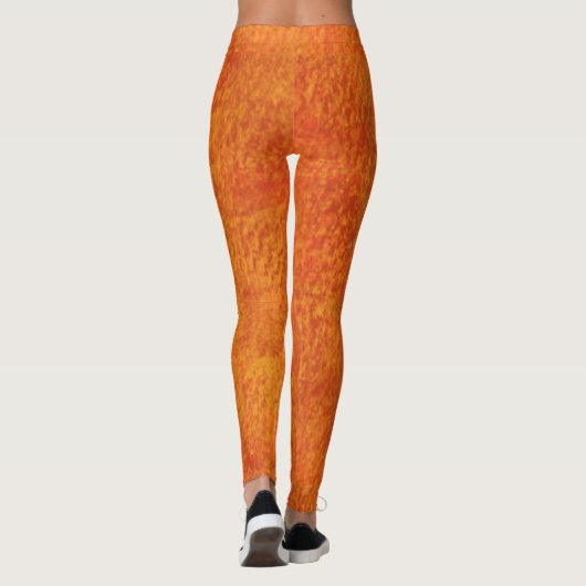 Oranje Leggings (Achterkant)