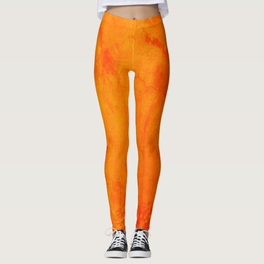 Oranje Leggings (Voorkant)