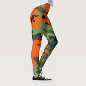 Oranje Leggings van Camouflage (Rechts)
