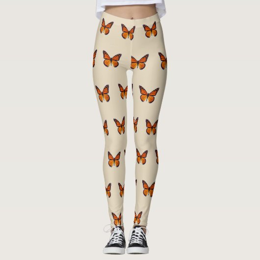 Oranje Leggings voor de vlinder (Voorkant)