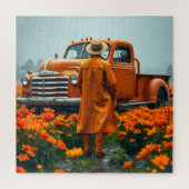 Oranje Legpuzzel (Verticaal)