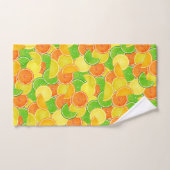 Oranje Lemon Limoen Handdoek (Handdoek)