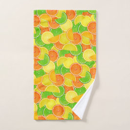 Oranje Lemon Limoen Handdoek