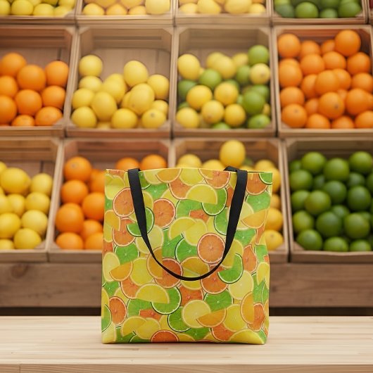 Oranje Lemon Limoen Tote Bag