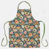 Oranje Lente Bloemen Schort (Voorkant)
