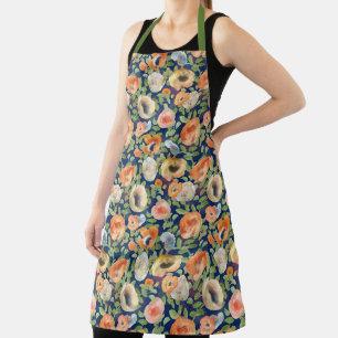 Oranje Lente Bloemen Schort