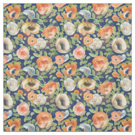 Oranje Lente Bloemen Stof