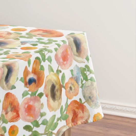Oranje Lente Bloemen Tafelkleed (Voorbeeld)