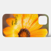Oranje lente-Flash African Daisy Foto aangepast Case-Mate iPhone Case (Achterkant (horizontaal))