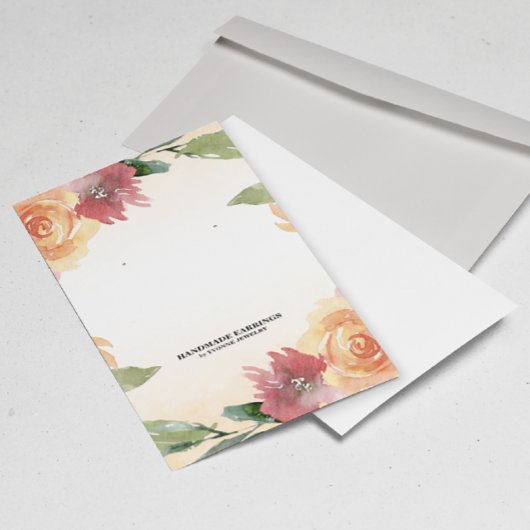 Oranje lentescherm visitekaartje