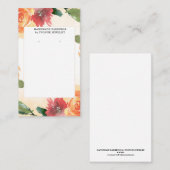 Oranje lentescherm visitekaartje (Voorkant / Achterkant)