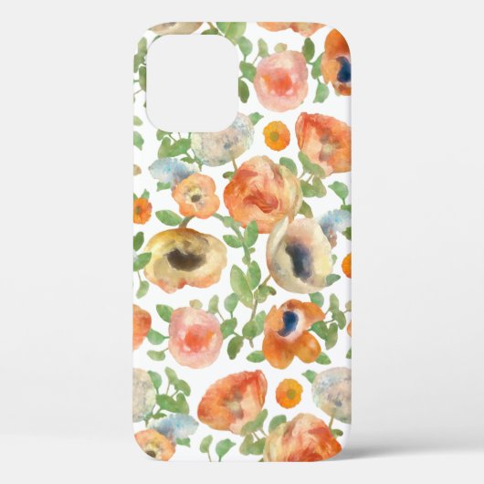 Oranje lentevloeren Case-Mate iPhone case (Achterkant)