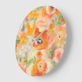 Oranje lentevloeren grote klok (Hoek)