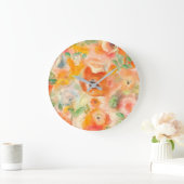 Oranje lentevloeren grote klok (Huis)