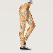 Oranje lentevloeren leggings (Rechts)