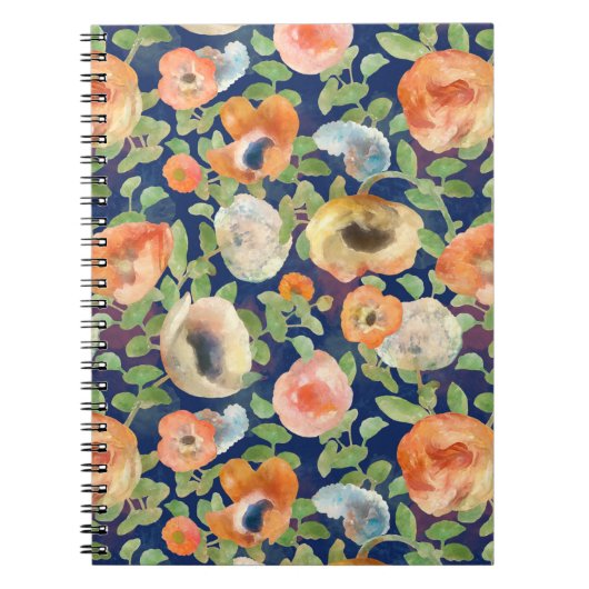 Oranje lentevloeren notitieboek (Voorkant)