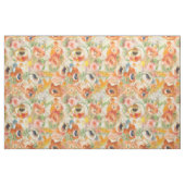 Oranje lentevloeren stof (Fat Quarter)